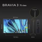 Sony BRAVIA 3 75 Inch 4K HDR Smart TV