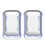 Sumvov 2pcs Plug-in Negative Ion Purifier, Ozone-Free Quiet Mini Ionizer