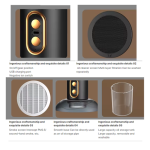 Rechargeable Mini Portable Range hood Air Purifier For Hot Pot Barbecue