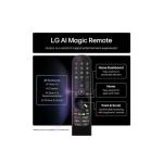 LG 75" NANO80 Nanocell 4K UHD AI Smart TV with webOS25 & AI Magic Remote