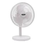 Eurolux - Rechargeable LED Desk Fan 3 Speed & Emergency Light - White