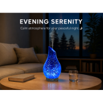 TLXT 120ml 3D Glass Ultrasonic Aroma Diffuser and Air Humidifier