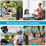2-IN-1 Portable Fan with 10L Misting/Cooling Humidification System & RGB