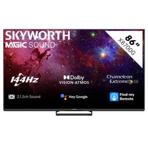 Skyworth 86" X8700G 144Hz MiniLED Google Smart TV