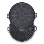 Range Hood Carbon Filters 190mm-Black 2 Piece Set, Carbon Charcoal Filter