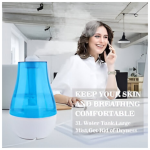 Cool Mist Humidifier With Adjustable 360 Rotation Nozzle And 2 Spray Modes