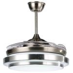 Retractable Blade Ceiling Fan Double Aluminium