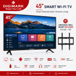 45 Inch Smart TV, Android 12 Wi-Fi FHD, HDMI USB Wall Mount