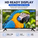 32" HD Smart Android TV with WiFi, Streaming Apps & USB Media Playback
