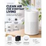 AUVILO 5W Compact Air Purifier with HEPA & Carbon Filter
