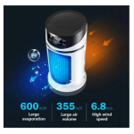 Portable 300ml Tank Water Cooling Conditioning Fan