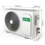 12000btu Sir Air Sigma Inverter Condensor White Air Con Incl Piping Kit