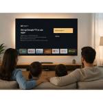 55 Inch Google TV 4K UHD Smart LED HDR10+ Dolby Frameless TV WiFi