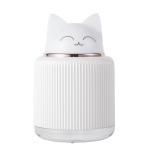 Mini USB Cat Style Humidifier for Car and Office Desktops (White)