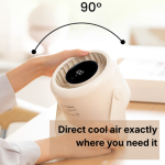 Rechargeable Desk Fan Portable Battery Operated USB Adjustable Speed