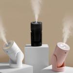 220ML Portable Humidifier with Adjustable Mist Direction Quiet Operation - Black