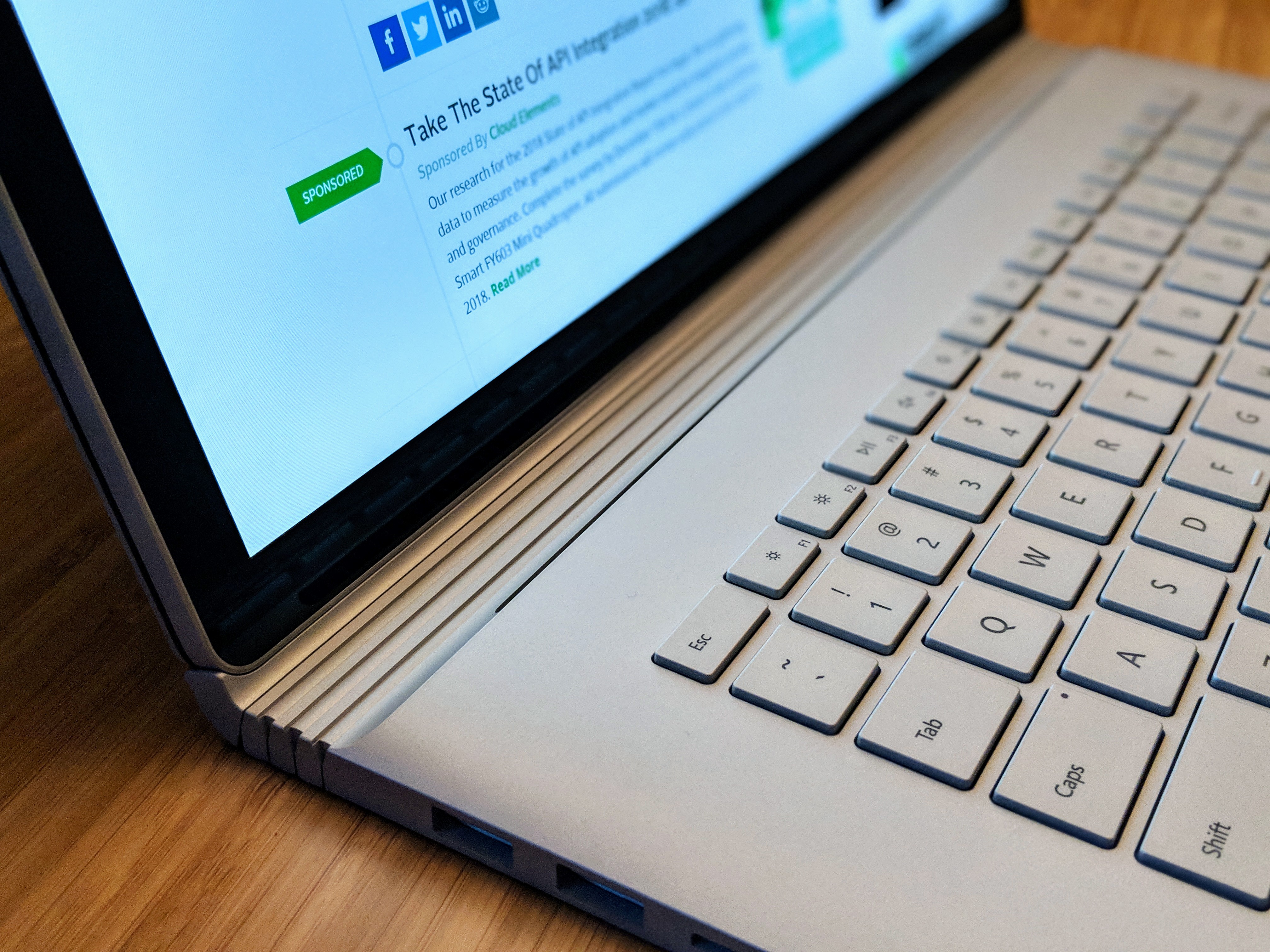 Microsoft surface book model 1703, core i5 6th gen