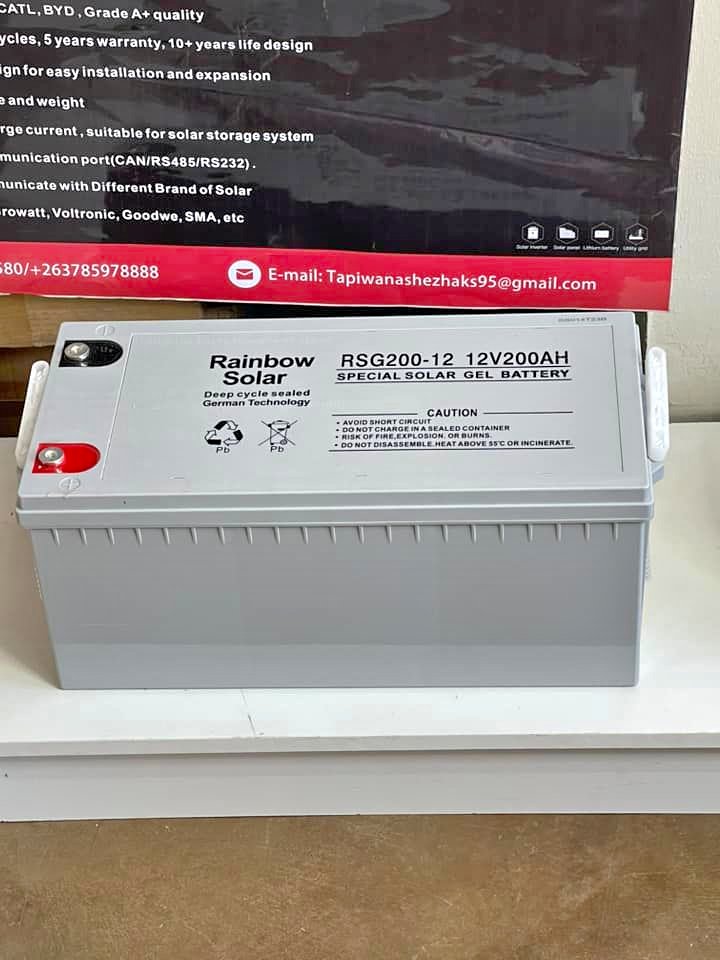 SOLAR BATTERIES AVALIABLE