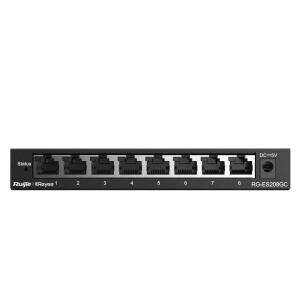 Reyee 8 Port Gigabit Ethernet Desktop Switch RG-ES08G