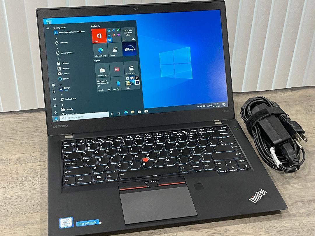 Lenovo t460s core i5 6th gen with fingerprint unlock