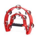Dadi Double Halfmoon Tambourine Red
