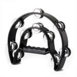 Dadi Double Halfmoon Tambourine - Black