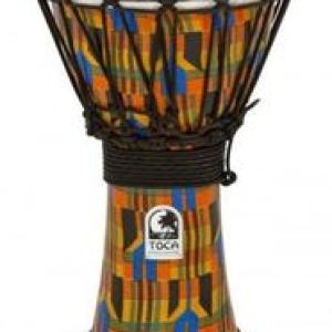 Toca 7" Synergy Freestyle Djembe - Kente Design