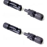 Male & 2 Female Solar MC4 Connectors - Pack of 2