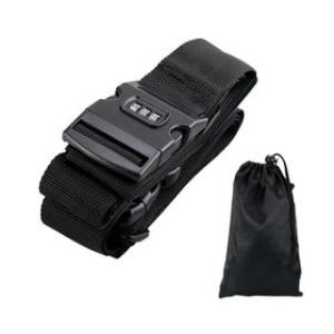 Cross Suitcase Belt with Password Luggage Strap