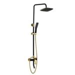 Bath Shower System with Wall Mounted Rain Shower