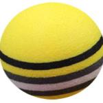 10 Yellow Foam Golf Balls