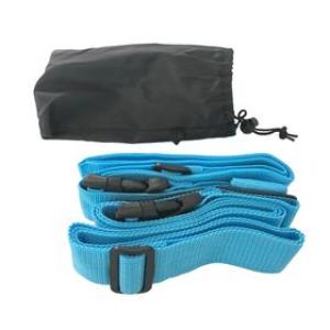 Adjustable Cross Luggage Strap Travel Suitcase Packing Belt-Blue