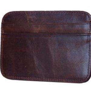 Charmza Leather Credit Cards Holder - Dark Coffee