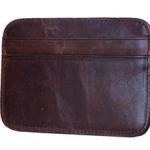 Charmza Leather Credit Cards Holder - Dark Coffee