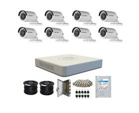 Hikvision 1080P 8 channel DVR and 8 Camera CCTV Kit - IRF Cameras