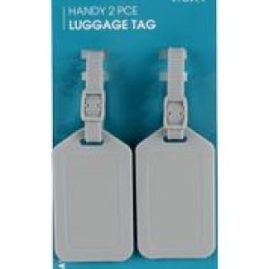 TravelQuip Luggage Tag Kit All Grey - 2 Piece