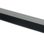 Home Quip Door Seal - Aluminium With Brush Strip - Silver 100 x 23 x 20 cm