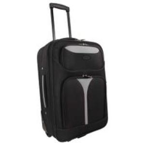 Marco Soft Case Luggage Suitcase Bag - 20 inch - Black/Grey