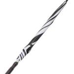 Marco Golf Umbrella - Faux Wooden Handle [Black & White]