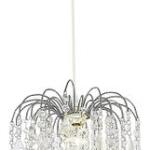 Bright Star Lighting Polished Chrome with Clear Acrylic Crystals