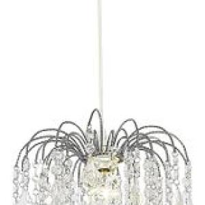Bright Star Lighting Polished Chrome with Clear Acrylic Crystals