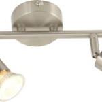 Bright Star Lighting - Two Satin and Polished Chrome Spotlight