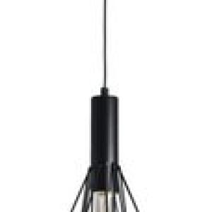Bright Star Lighting Metal Pendant with Geometric Pattern - 390mm
