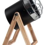 Bright Star Lighting - Polished Chrome And Wood Desk Lamp