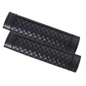 2 Pieces Soft Comfort Car Seat Belt Shoulder Cover - Black