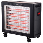 LUXELL - 6 Bar Heater with Safety Switch - Medium Size - Powerful - 2400W - LX-2803L