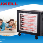 LUXELL - 6 Bar Heater with Safety Switch - Medium Size - Powerful - 2400W - LX-2803L