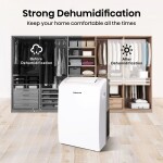 Hisense 12000Btu Portable Air Conditioner with Heating Function - White
