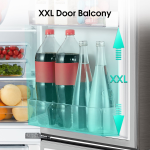 Hisense 264L Bottom Freezer Fridge - Titanium Inox