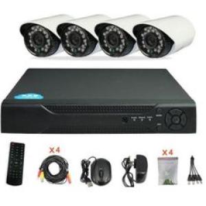 4 Camera Cctv Security Recording System With Internet & 3G Phone Viewing HDMI DVR